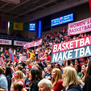 Vibrant celebration of women's basketball at the WNBA All-Star Weekend.