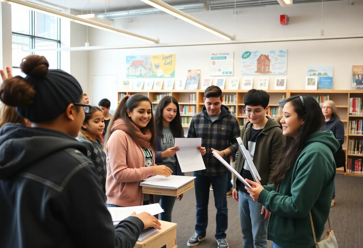 Participants engaged in real estate workshops at the Youth Real Estate Academy
