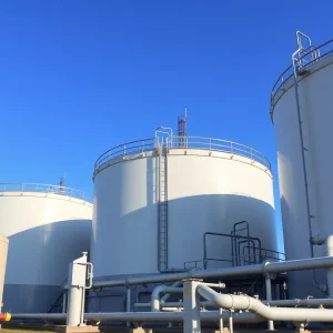 Exterior view of Air Products new air separation facility in Cleveland