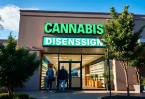 Exterior view of Beyond Hello Parma dispensary