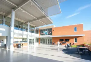 Renovated Bishop Cosgrove Center with modern facilities