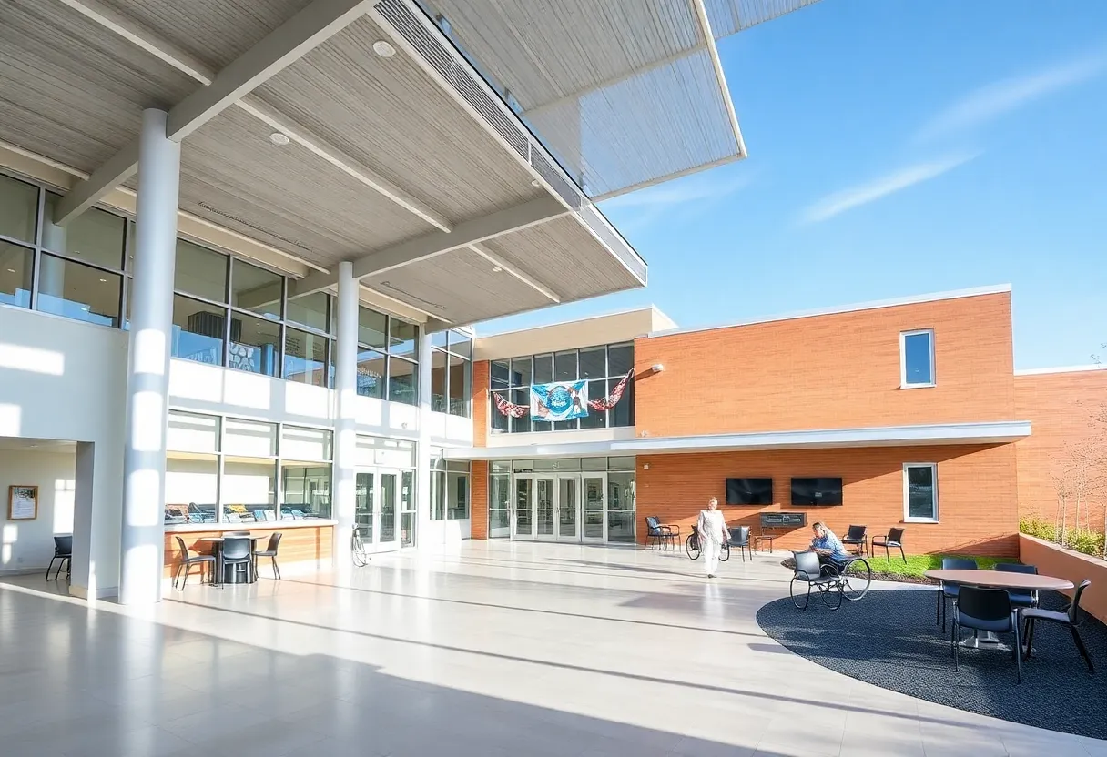 Renovated Bishop Cosgrove Center with modern facilities