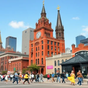 A collage of Cleveland's cultural landmarks representing community and diversity.