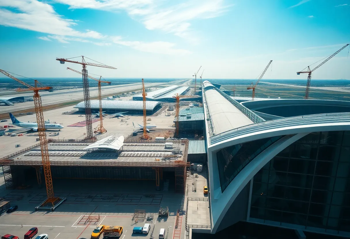 Construction and renovation at Cleveland Hopkins International Airport