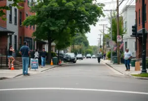 Cleveland neighborhood showing community activities