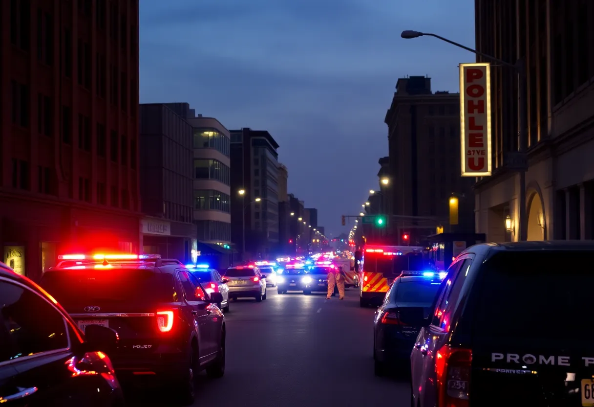 Cleveland police responding to shooting scene