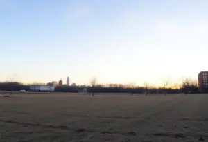 Dry Cleveland landscape in September