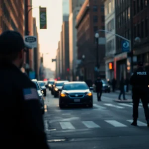 A street in Cleveland reflecting urban challenges and crime concerns