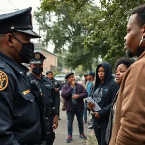 Police presence in a Cleveland neighborhood after recent shootings