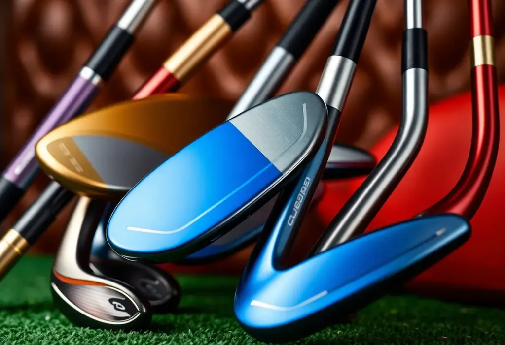 Display of unique, exclusive golf clubs in Cobra's Venom Vault