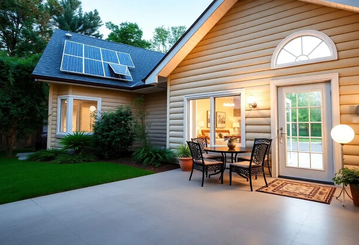 A modern Cleveland home with energy-efficient upgrades