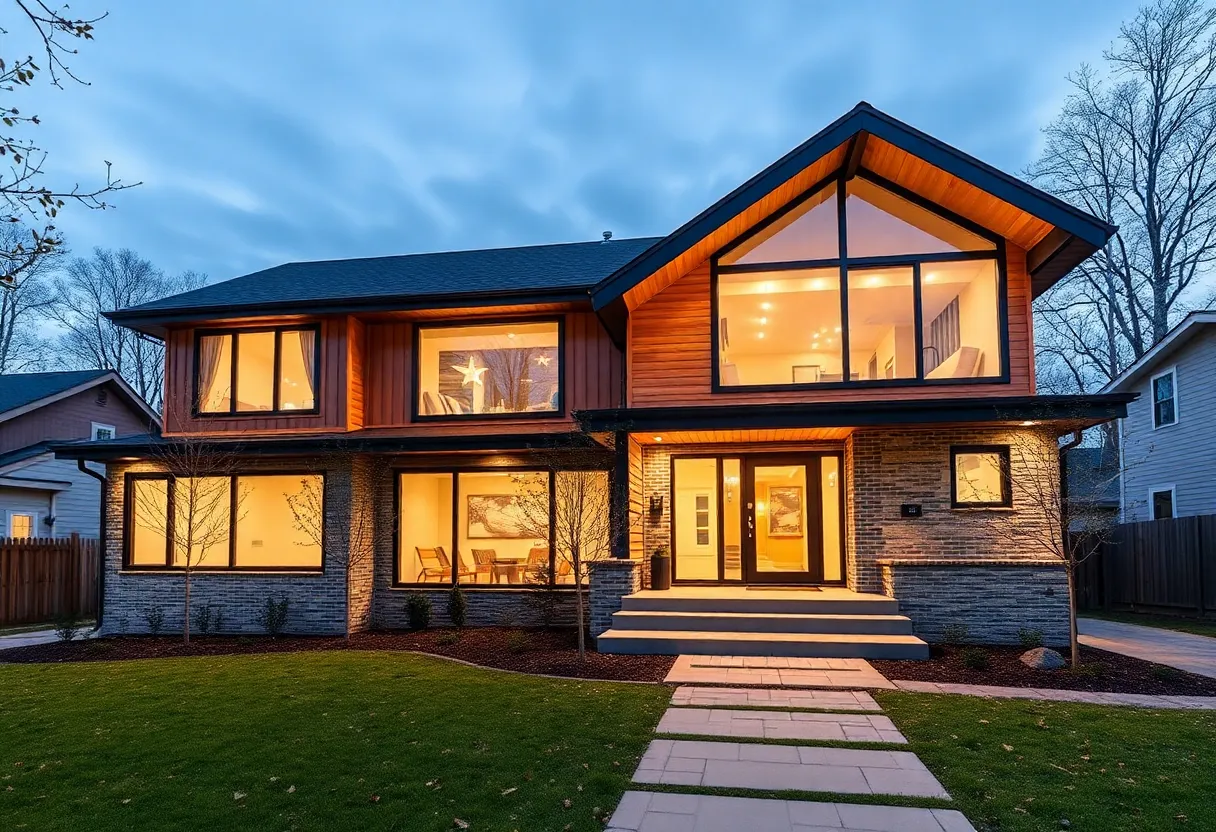 A sustainable and smart home design in Cleveland, OH
