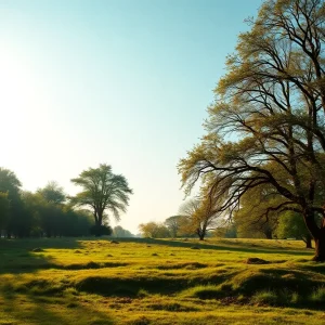 A serene landscape symbolizing warmth and community legacy.