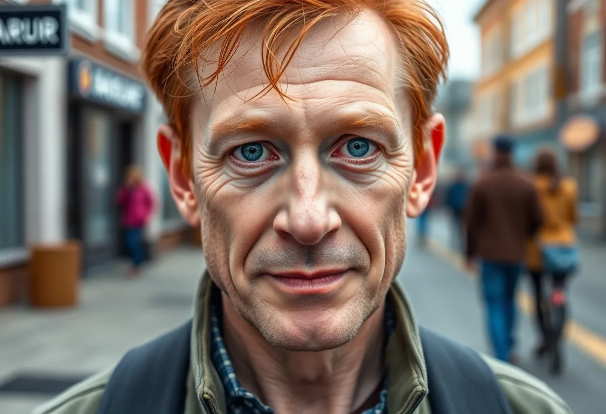 Age-progressed image of a Caucasian male missing person