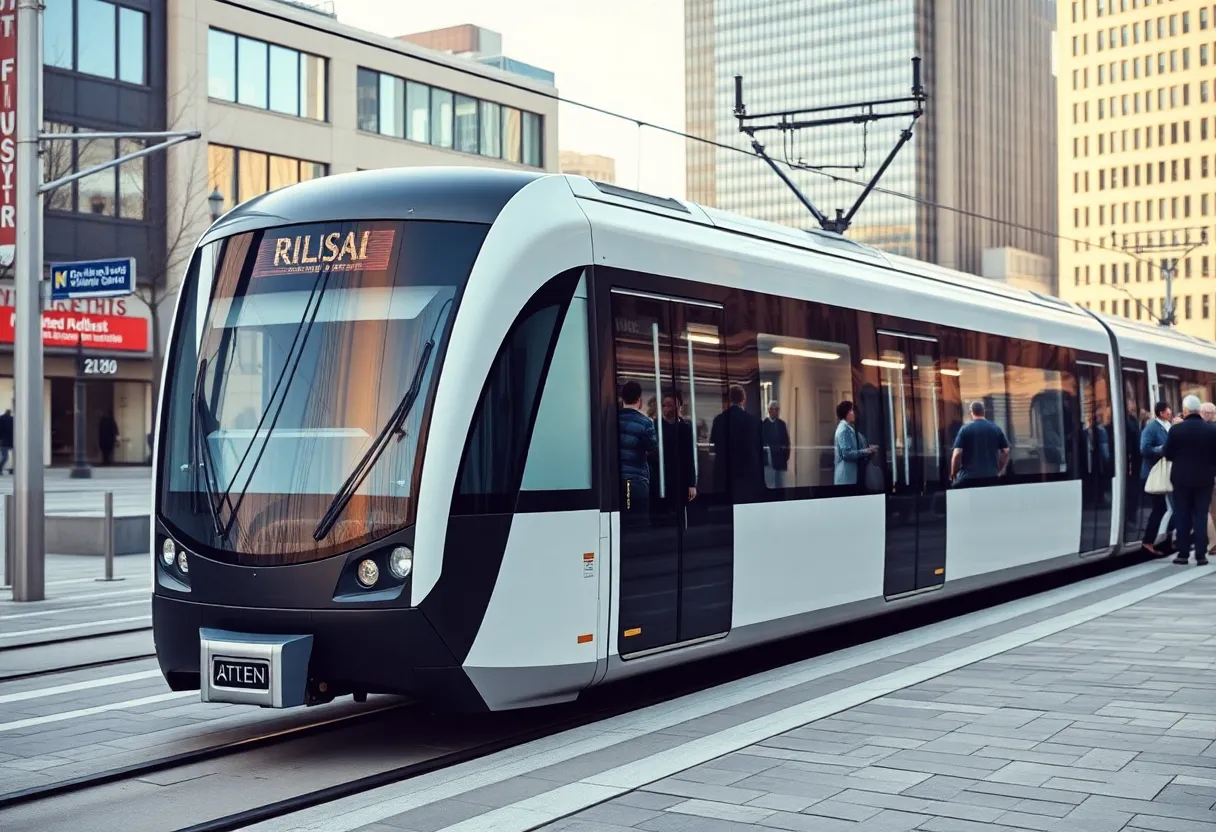 New rail cars designed for Cleveland public transit system