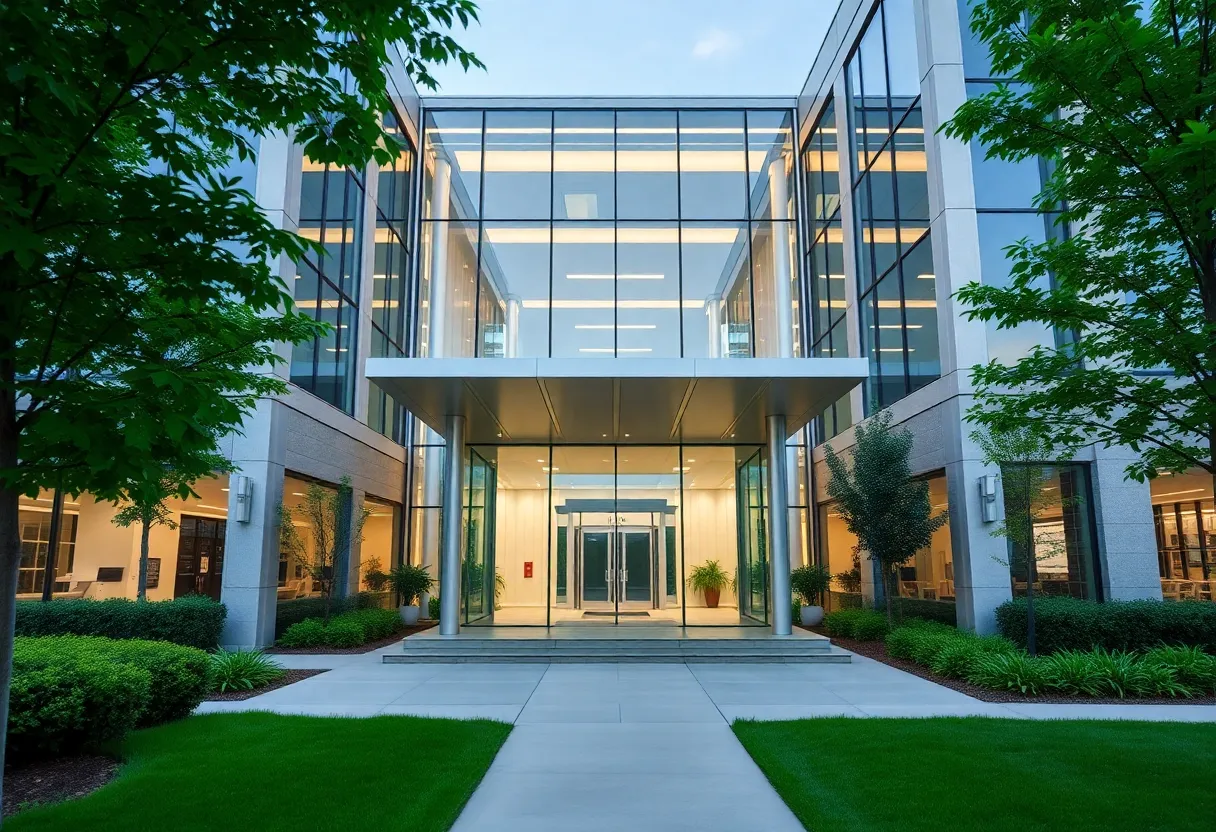 Exterior view of Fishbeck's new office in Cleveland