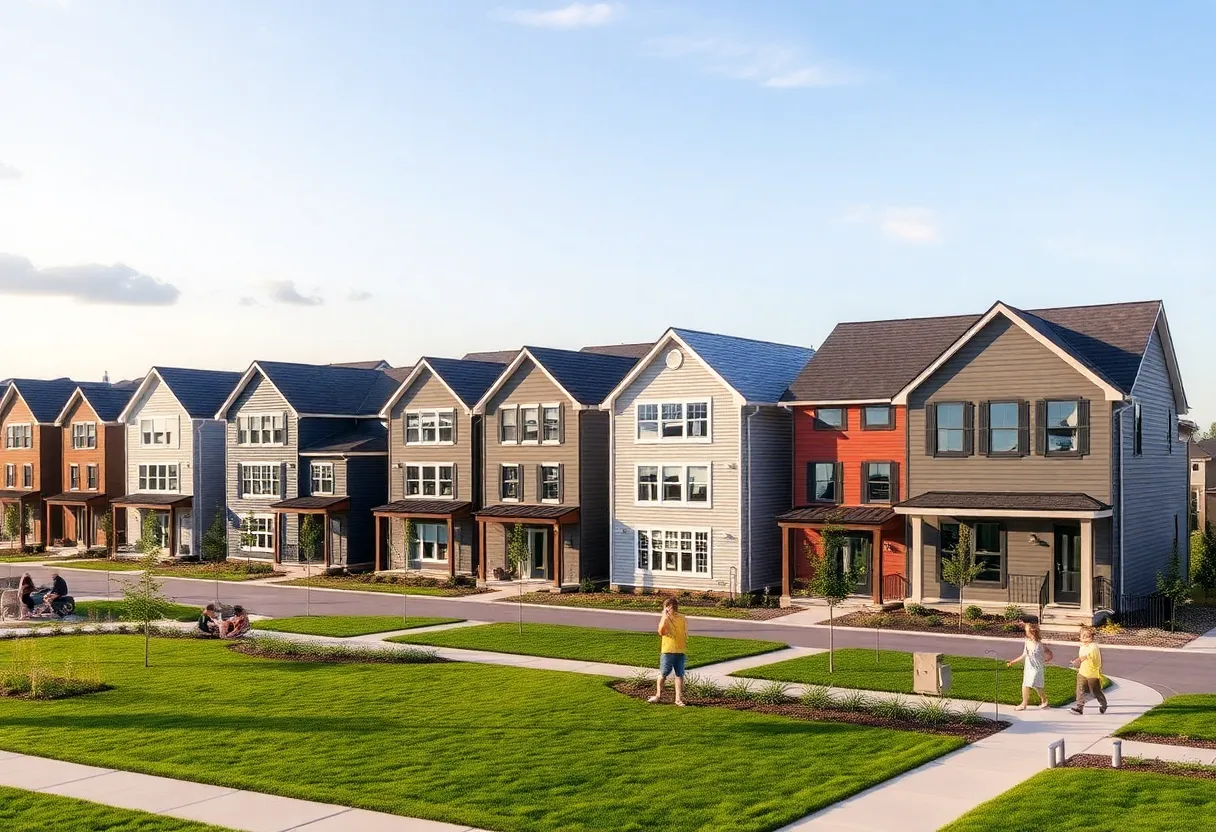 New homes and community spaces in Cleveland