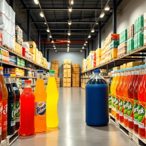 Modern beverage distribution facility representing the merger in Ohio.