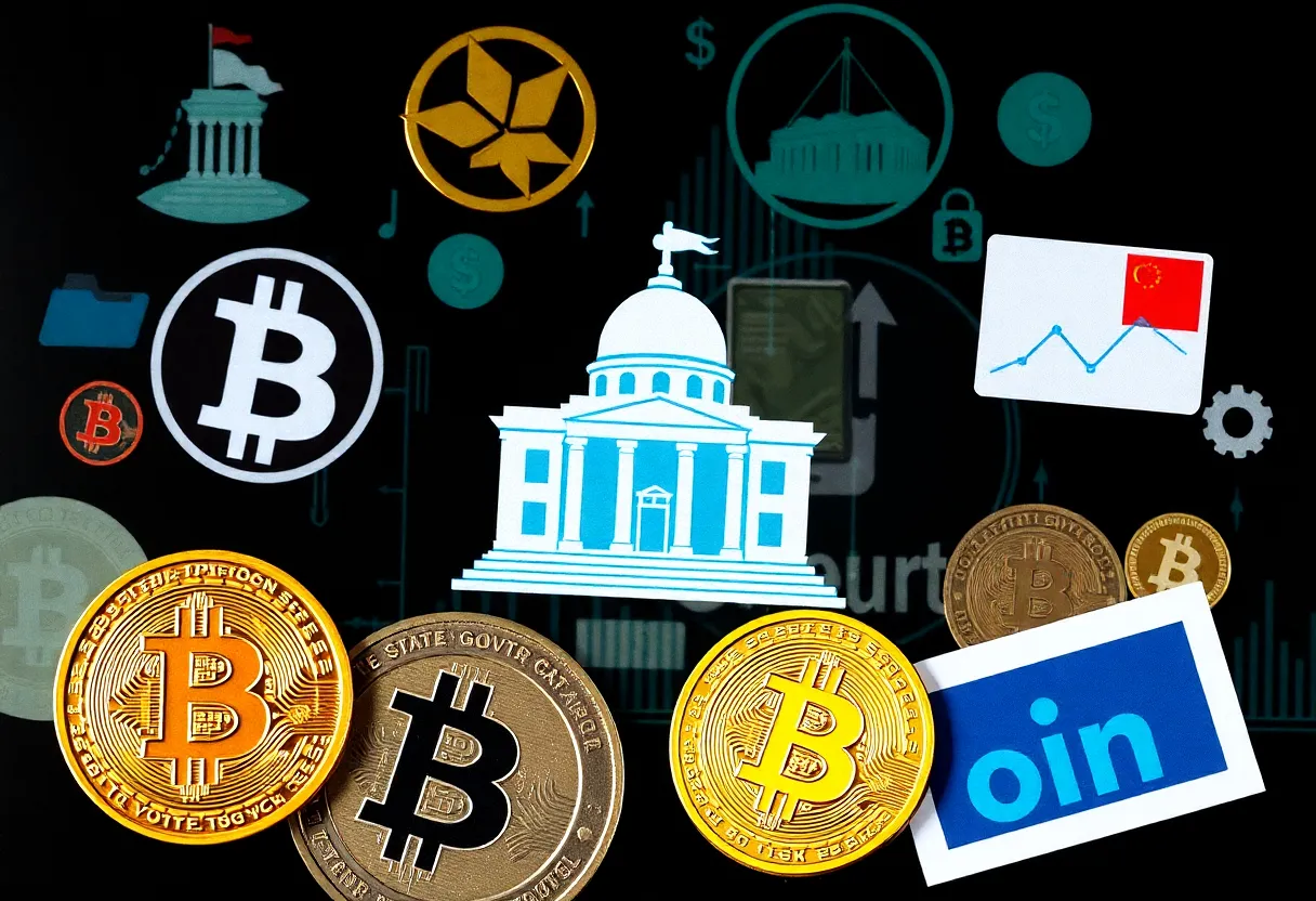 Representation of cryptocurrency payments in Ohio government services.