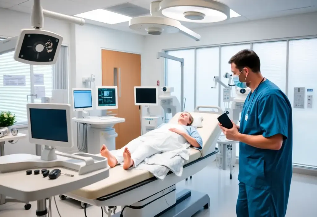 Aeroflow Health healthcare facility with medical equipment