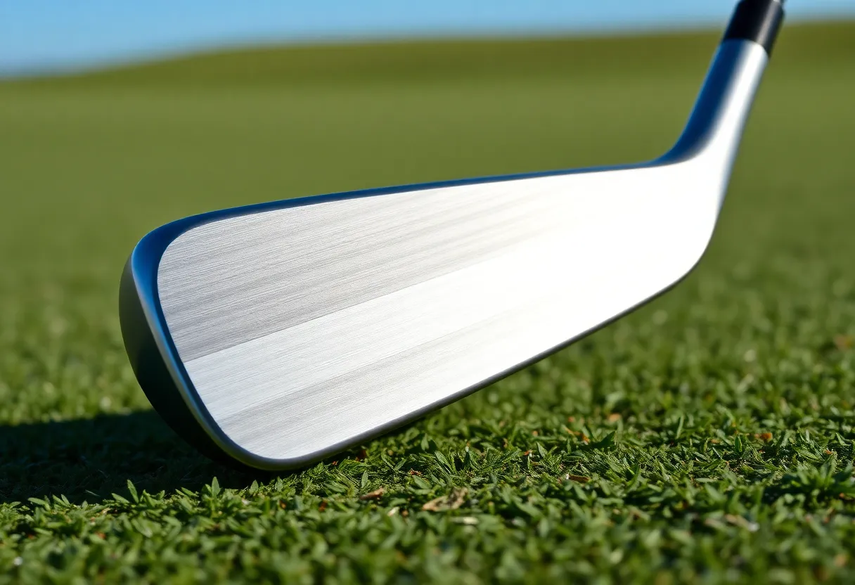 Callaway Apex UW 25 Utility Wood showcased on a golf course