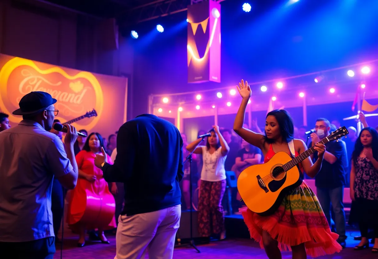 Vibrant Cleveland arts scene with musicians and dancers