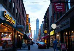 Revitalized local businesses in Cleveland with new signage and lighting