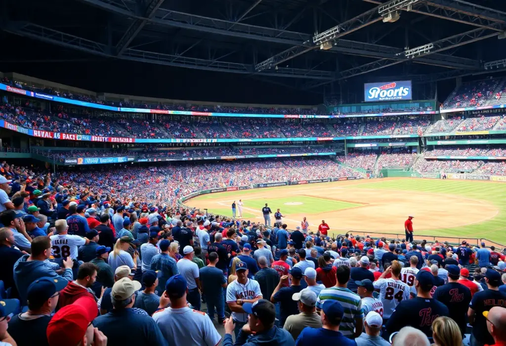 Cleveland baseball fans showing support for the Guardians and the former Indians name.