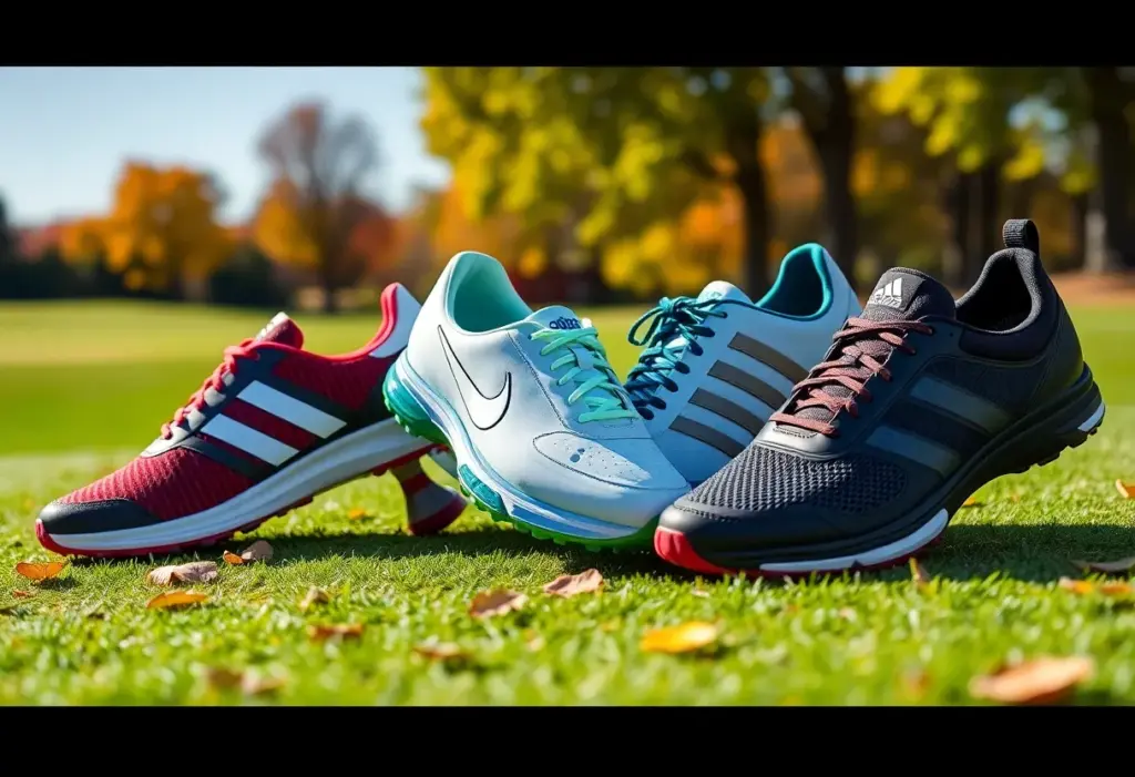 Selection of golf shoes on sale at Amazon