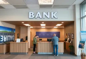 Huntington Bank branch showcasing community focus in Northeast Ohio.