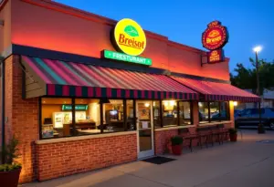 Exterior of Mt. Pleasant Bar-B-Q after enhancements