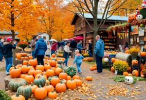 Families enjoying fall activities in Northeast Ohio