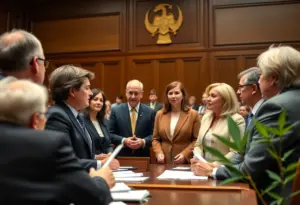 Legislators discussing marijuana reform in Ohio