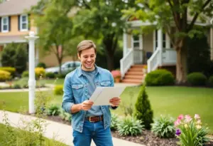 Couple evaluating an open house in Cleveland, OH