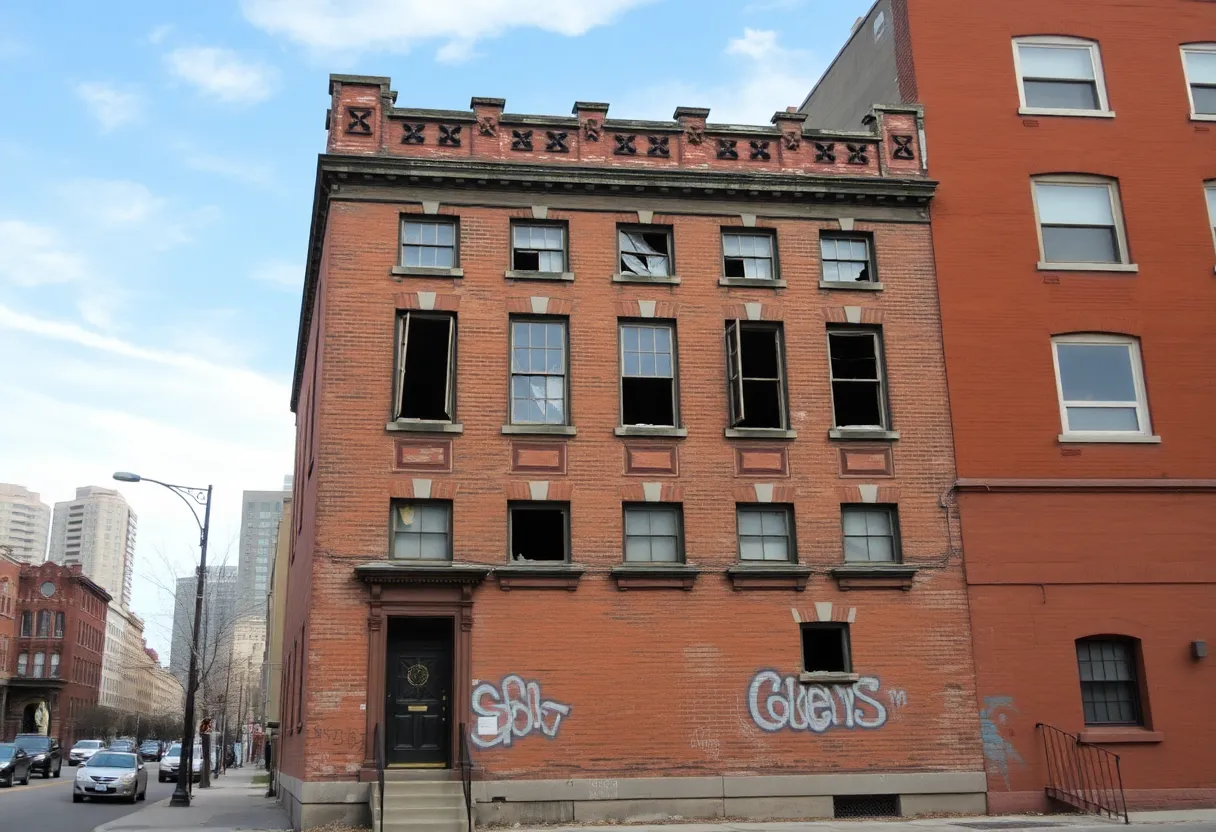 Image of the historic Rockefeller Building in Cleveland