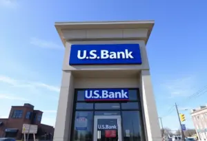 US Bank branch exterior in Ohio