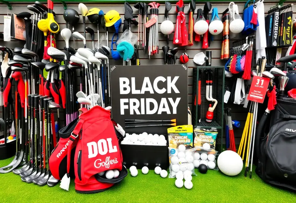 Golf equipment and apparel on sale for Black Friday