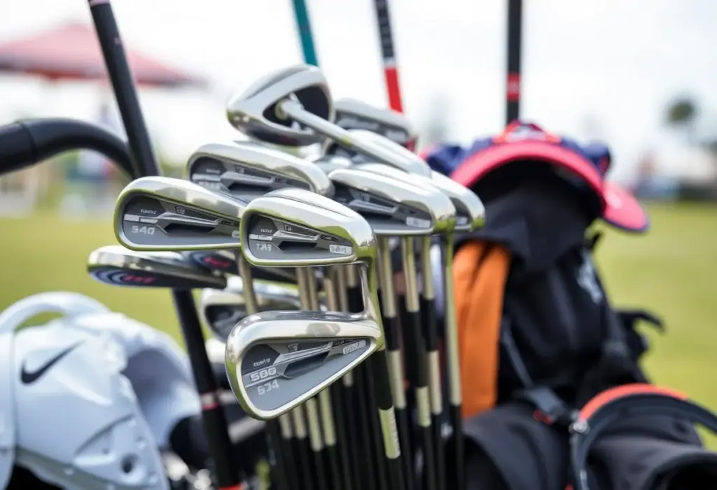 Golfers engaging in discussion about Ping G440 irons
