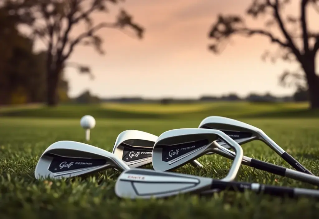 High-quality golf clubs from PROTOCONCEPT GOLF on a golf course