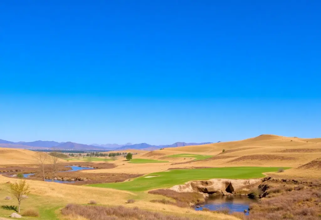 Artistic rendering of Tepetonka Golf Club showing lush green fairways and natural landscapes.