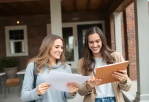 Couple exploring an open house in Cleveland