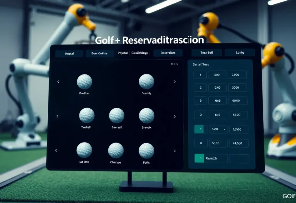 Screenshot of golf ball recommendation tool with various golf balls