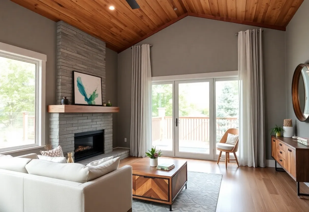 Renovated home exterior in Cleveland