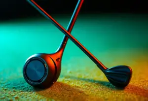 Image of the Ping mini driver prototype on a golf tee