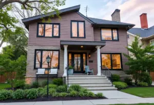A renovated home in Cleveland with energy-efficient features and modern design.