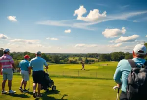 View of Augusta National Golf Club during the 2026 Masters Tournament